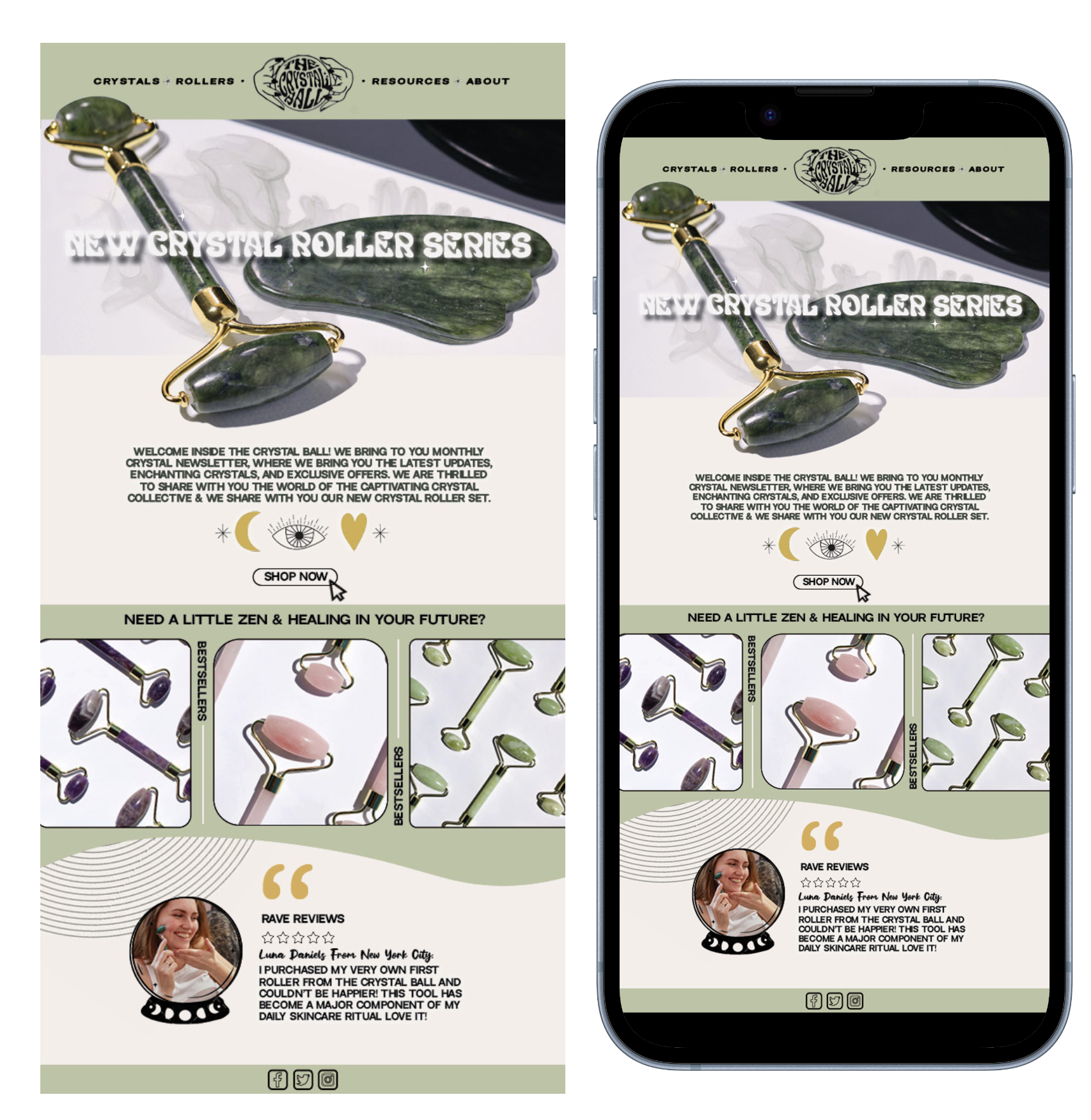 project crystal roller website